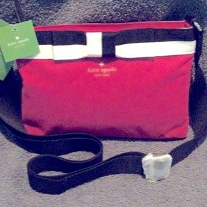 NWT Kate Spade fabric shoulder bag with dust bag Final sale price!